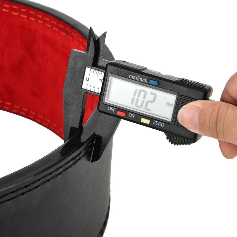 Cowhide Lever Weightlifting Belt – 10cm Lumbar Support