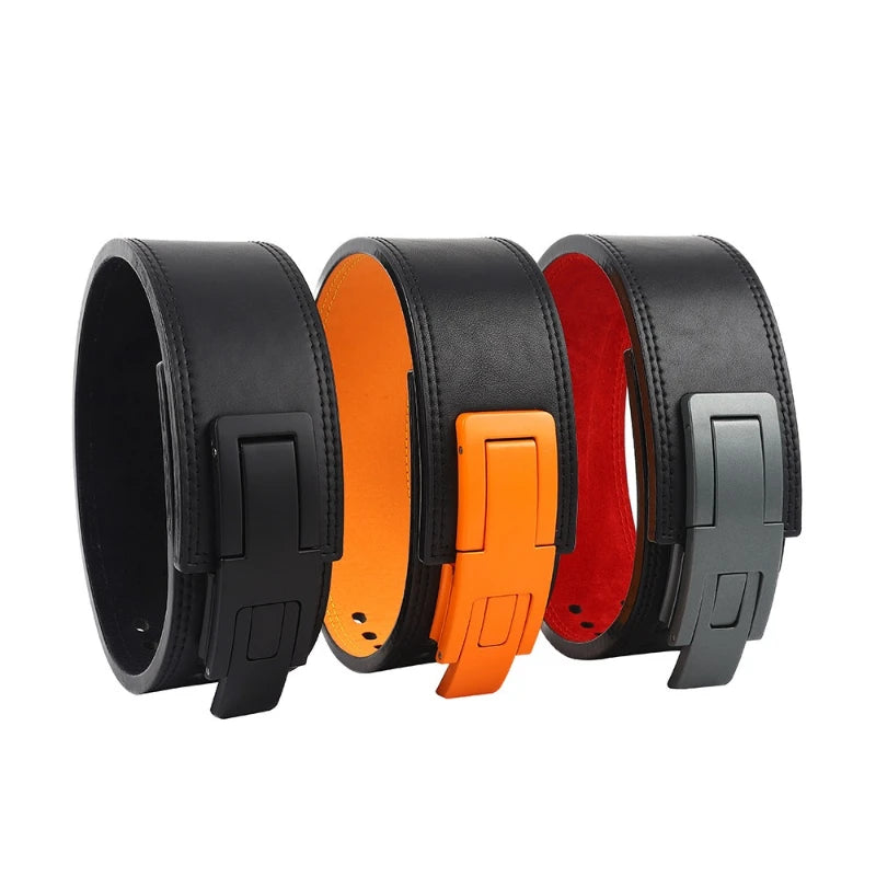 Cowhide Lever Weightlifting Belt – 10cm Lumbar Support