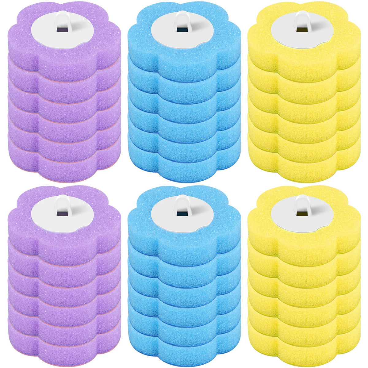 Disposable Toilet Brush Kit With Scented Refill Heads