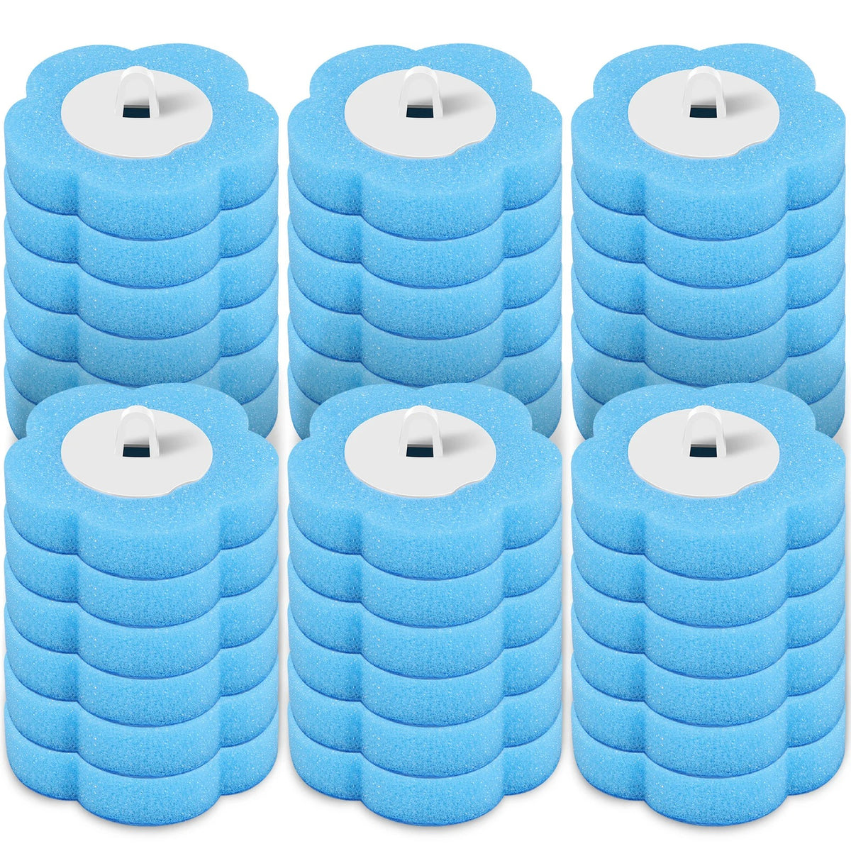 Disposable Toilet Brush Kit With Scented Refill Heads
