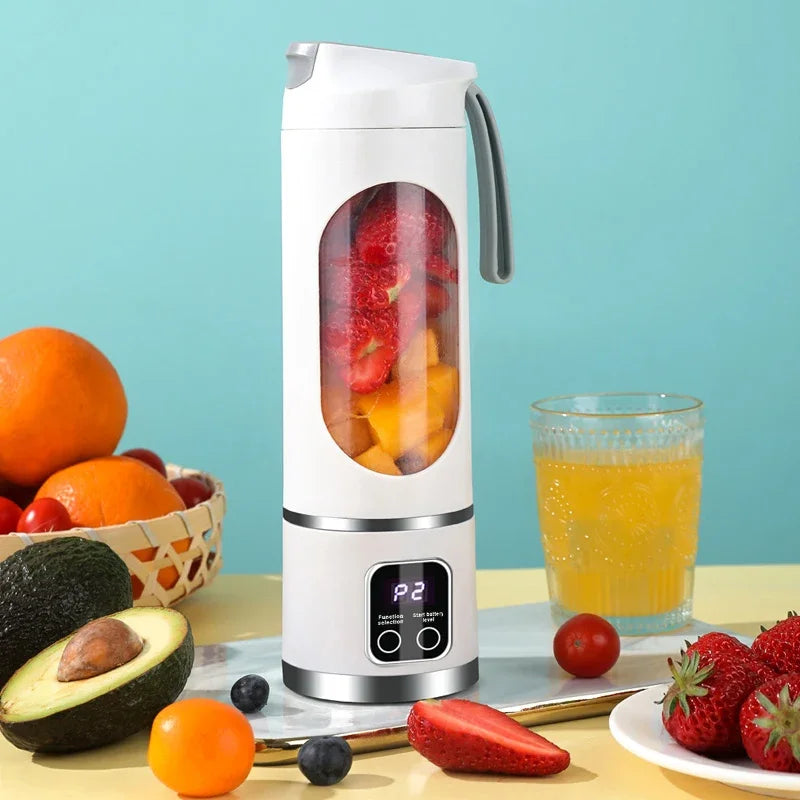 Portable Electric Smoothie Blender 450 ml With 10 Blades