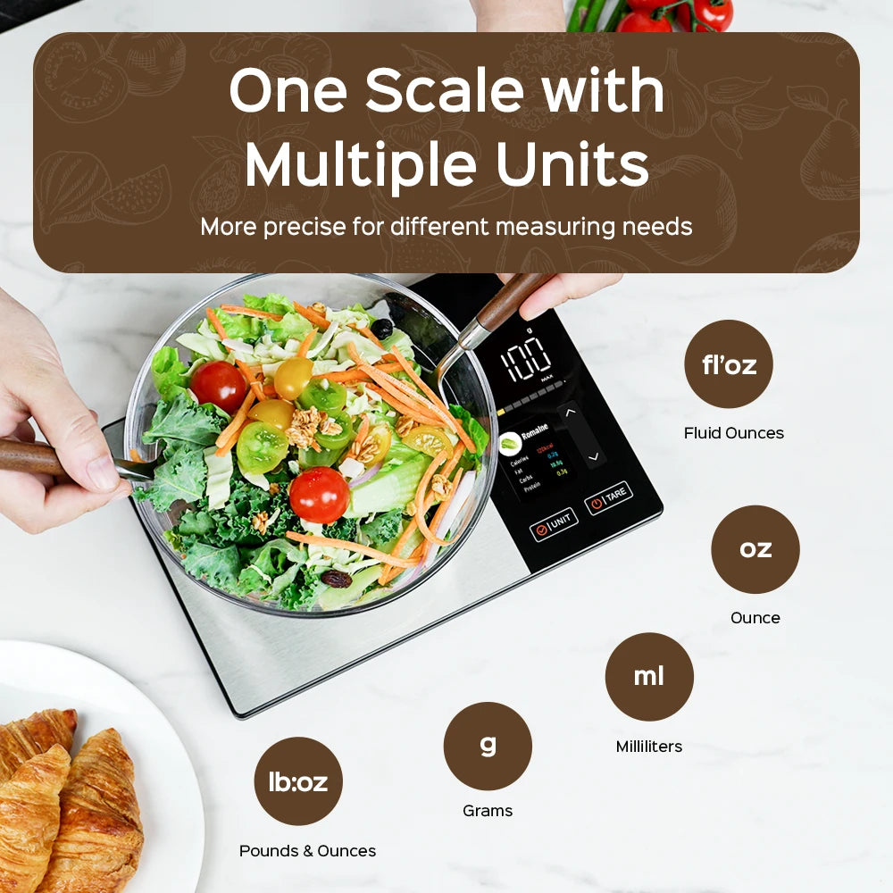 Smart Food Scale With App – Nutritional & Calorie Tracking