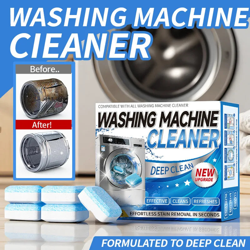 Washing Machine Cleaner Tablets – Deep Odor Removal