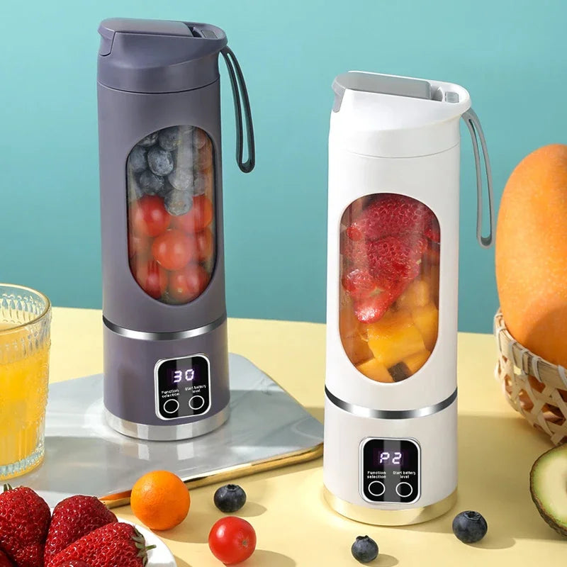 Portable Electric Smoothie Blender 450 ml With 10 Blades
