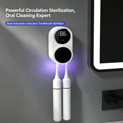 UV Toothbrush Sterilizer Case – Portable Rechargeable Box