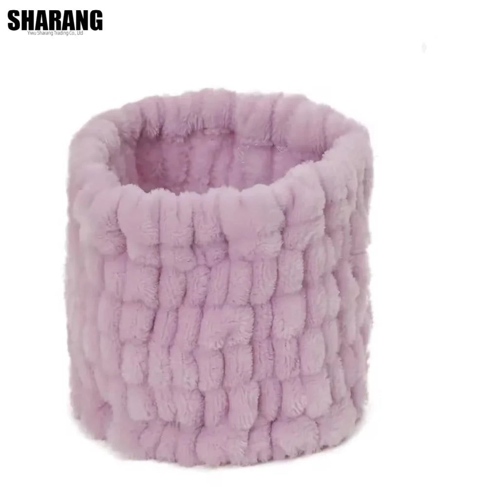 Ultra-Wide Plush Headband for Face Wash & Yoga