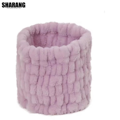 Ultra-Wide Plush Headband for Face Wash & Yoga