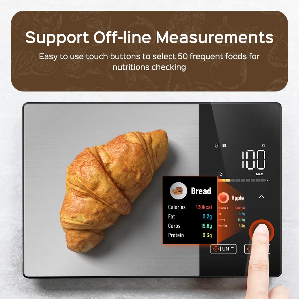 Smart Food Scale With App – Nutritional & Calorie Tracking
