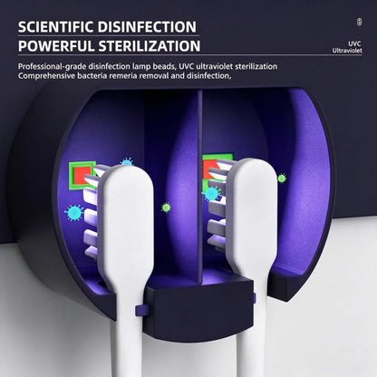 UV Toothbrush Sterilizer Case – Portable Rechargeable Box