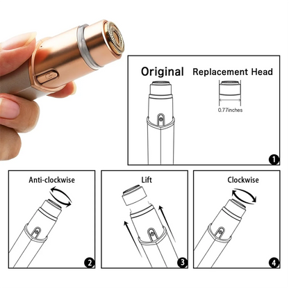 Generation 3 Facial Hair Remover Replacement Heads