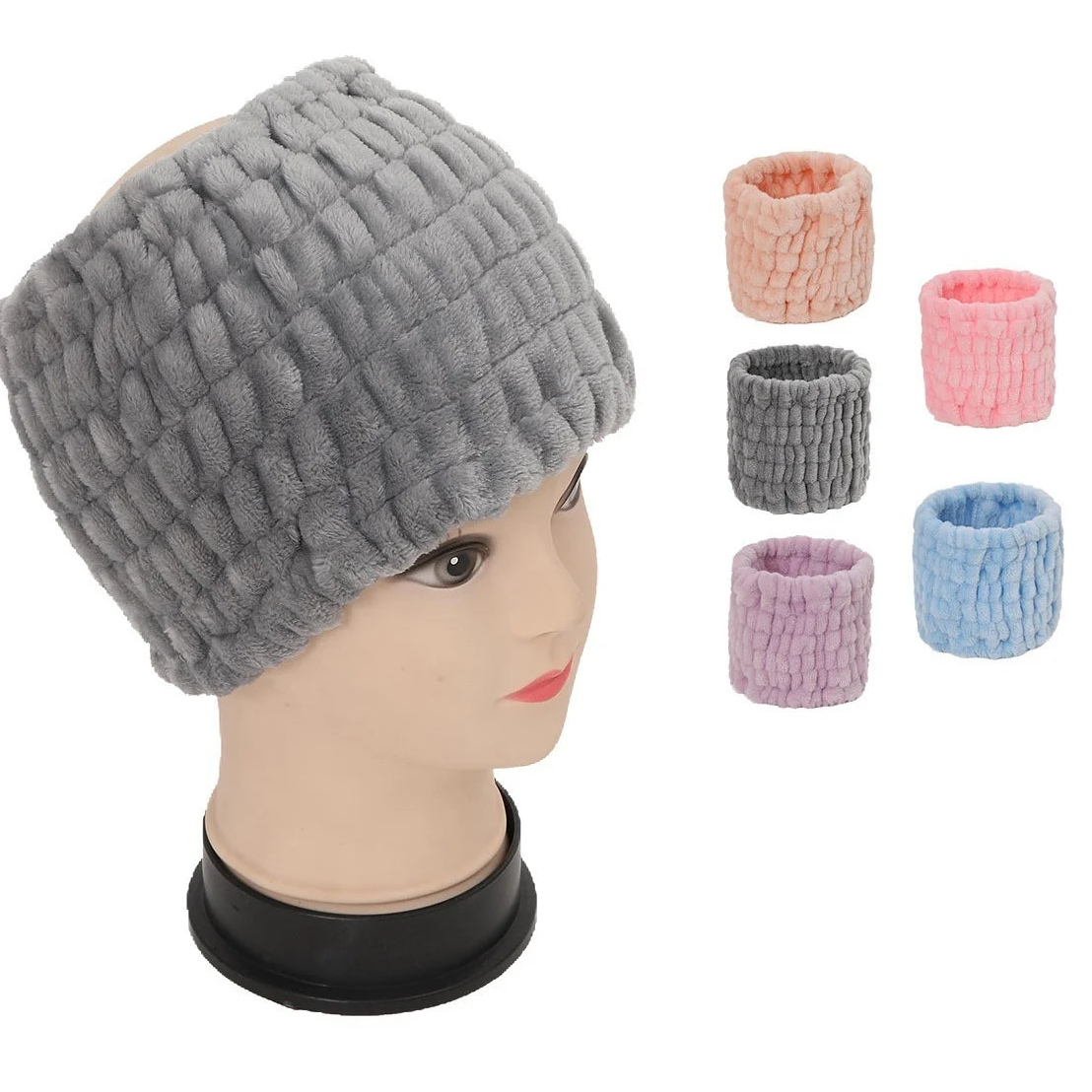 Ultra-Wide Plush Headband for Face Wash & Yoga