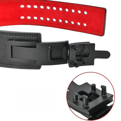 Cowhide Lever Weightlifting Belt – 10cm Lumbar Support