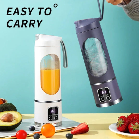 Portable Electric Smoothie Blender 450 ml With 10 Blades