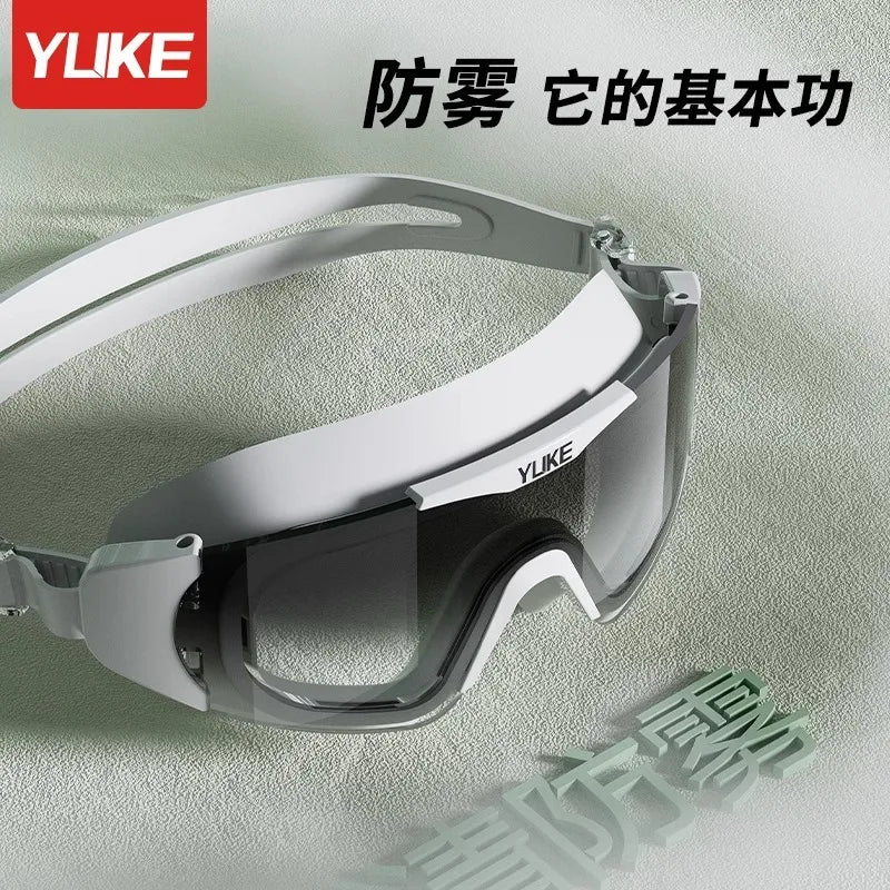 Adult Swimming Goggles Waterproof Anti-Fog Large Frame