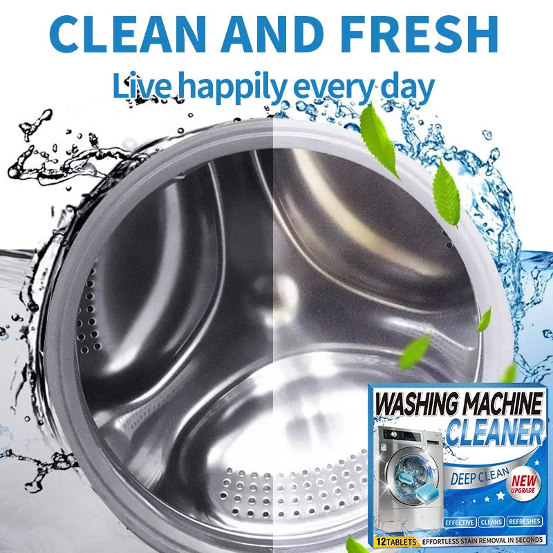 Washing Machine Cleaner Tablets – Deep Odor Removal