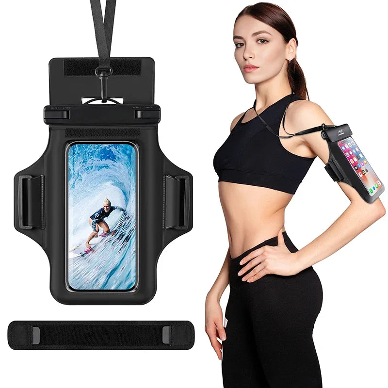 Waterproof Armband Phone Pouch – IPX68 Floating Case