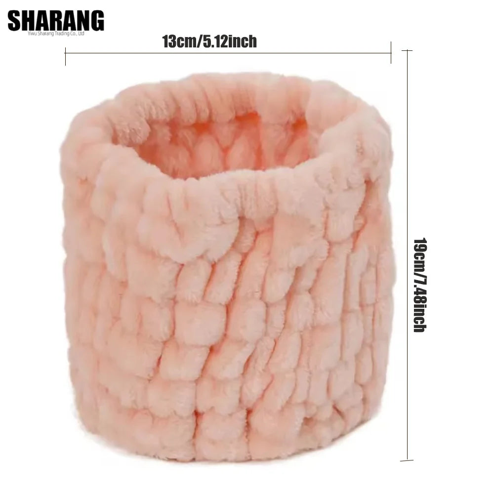 Ultra-Wide Plush Headband for Face Wash & Yoga