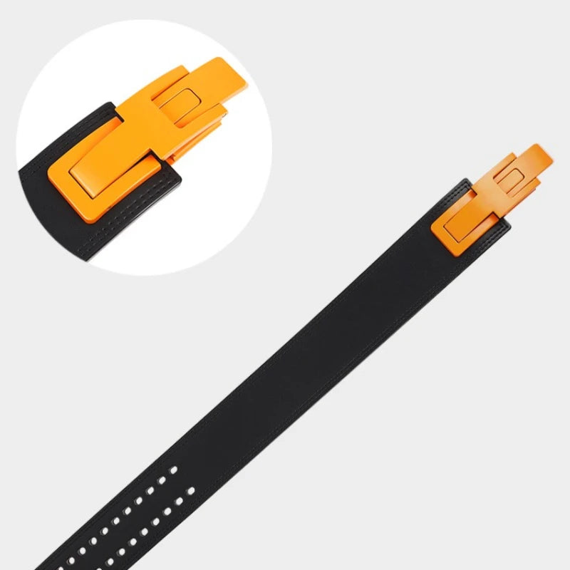 Cowhide Lever Weightlifting Belt – 10cm Lumbar Support