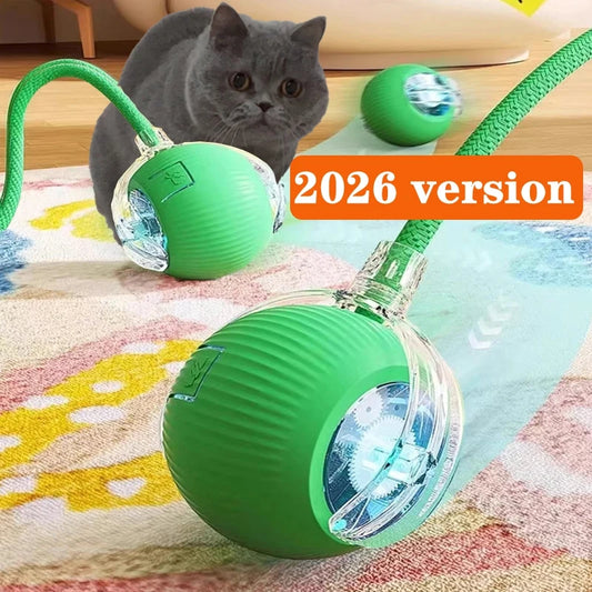 Automatic Interactive Cat Ball Toy – Rechargeable Smart Play
