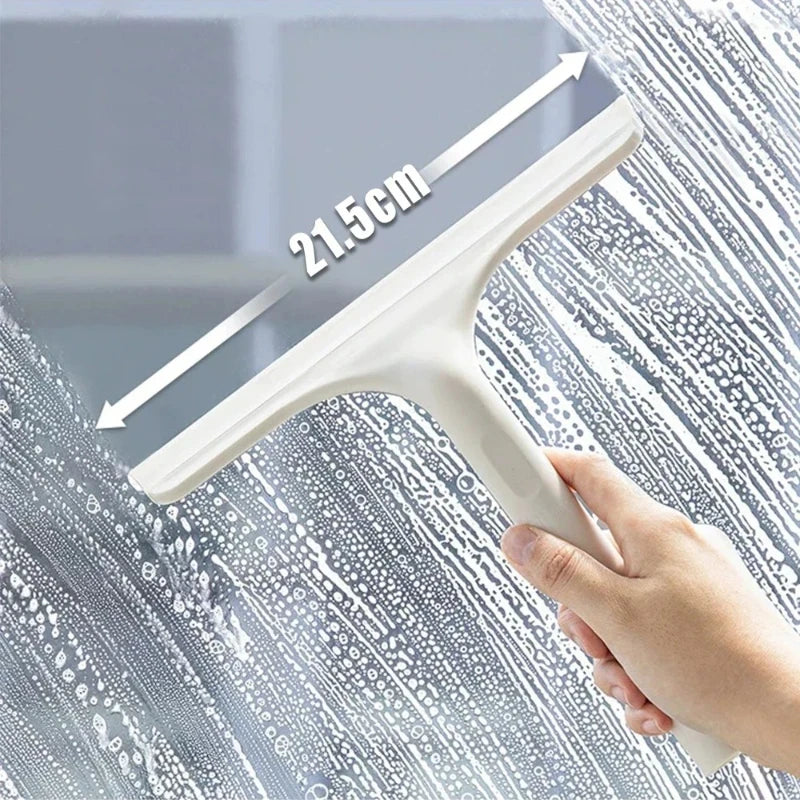 3-in-1 Window Squeegee With Spray Bottle & Scrubber
