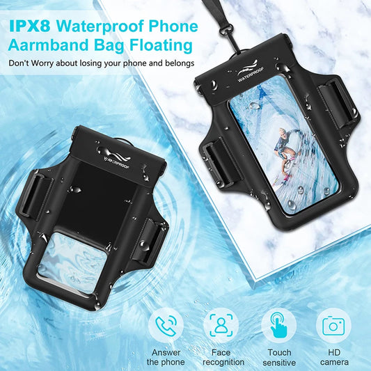 Waterproof Armband Phone Pouch – IPX68 Floating Case