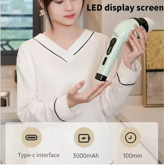 Cordless Electric Spin Scrubber Cleaning Brush 9-in-1 Set