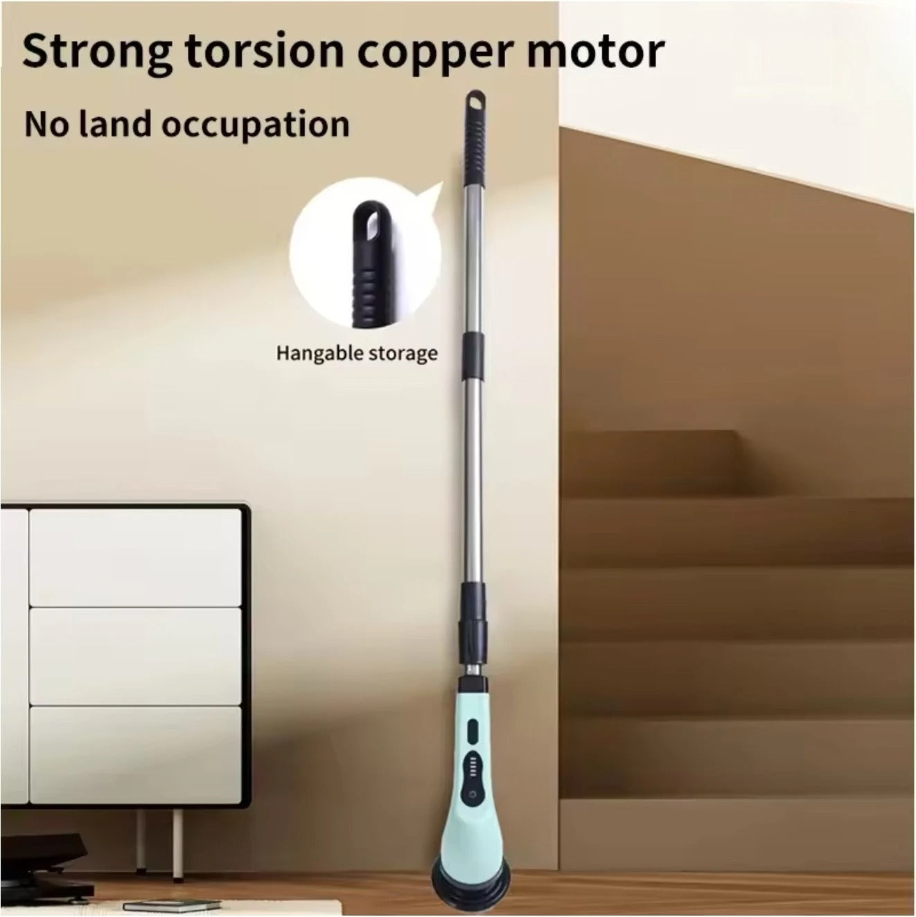 Cordless Electric Spin Scrubber Cleaning Brush 9-in-1 Set