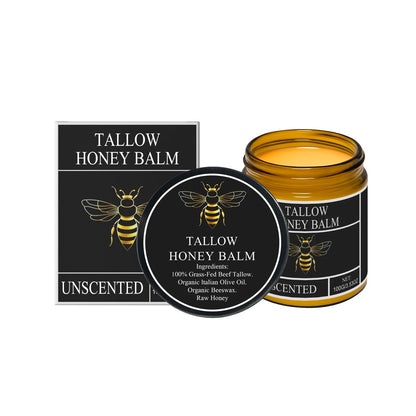 Grass-Fed Beef Tallow Honey Balm