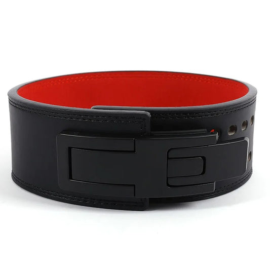Cowhide Lever Weightlifting Belt
