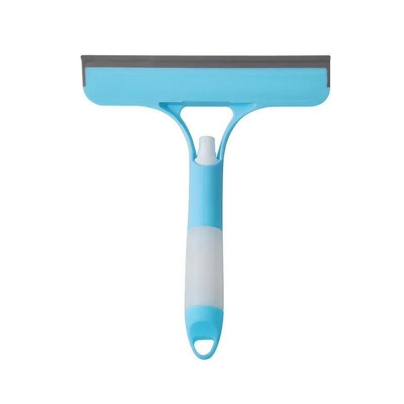 3-in-1 Window Squeegee With Spray Bottle & Scrubber