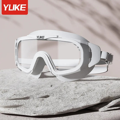 Adult Swimming Goggles Waterproof Anti-Fog Large Frame