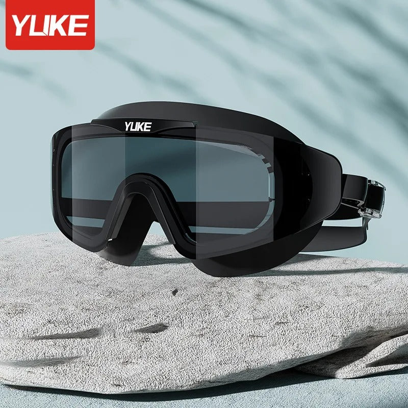 Adult Swimming Goggles Waterproof Anti-Fog Large Frame
