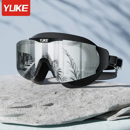Adult Swimming Goggles Waterproof Anti-Fog Large Frame
