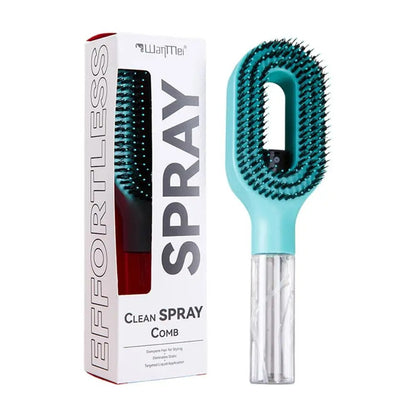 Refillable Hair Smoothing Spray Comb For Frizz Control