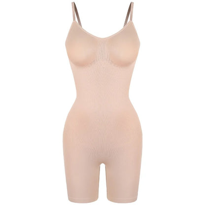 Women’s Full Body Shaper Bodysuit Tummy And Thigh Control