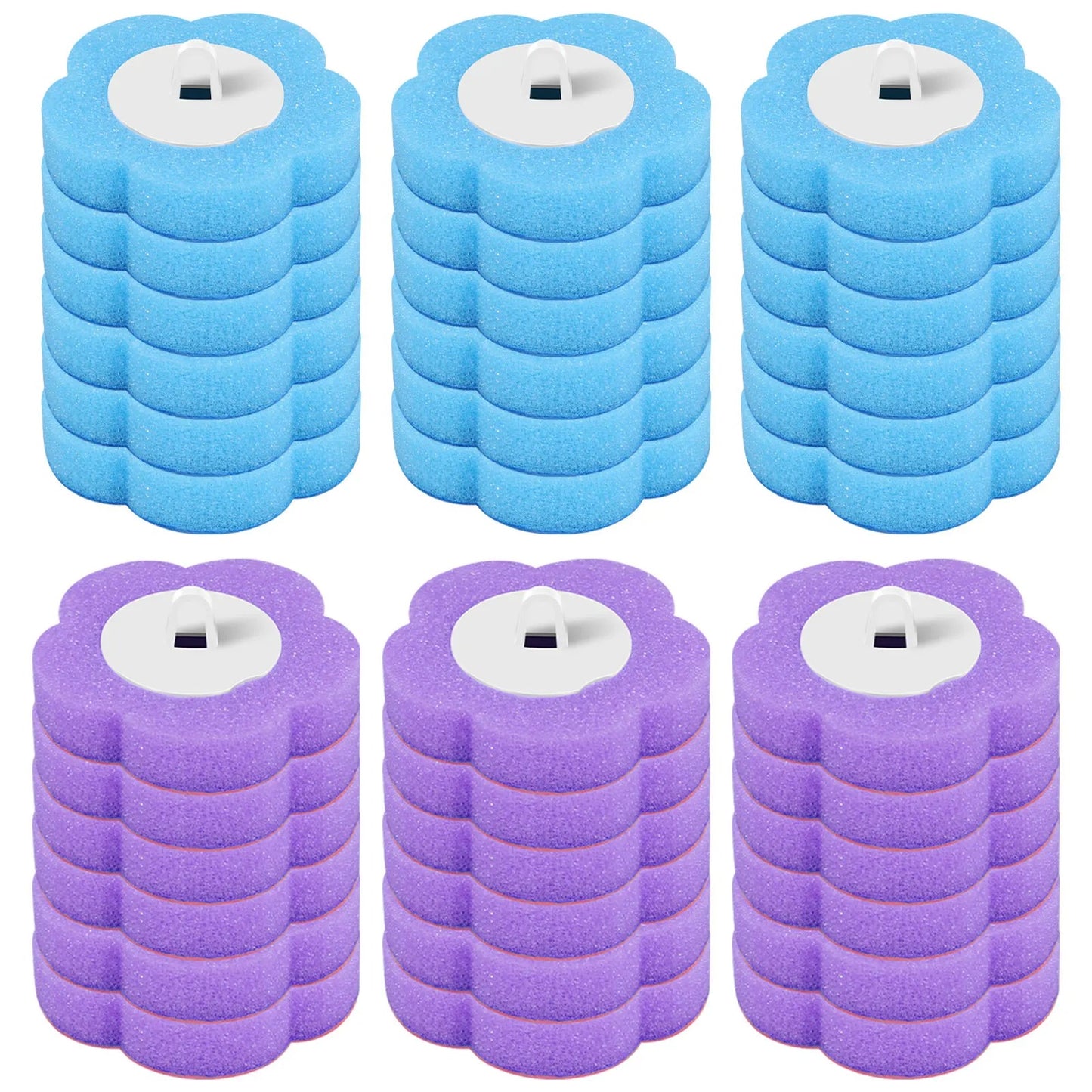 Disposable Toilet Brush Kit With Scented Refill Heads