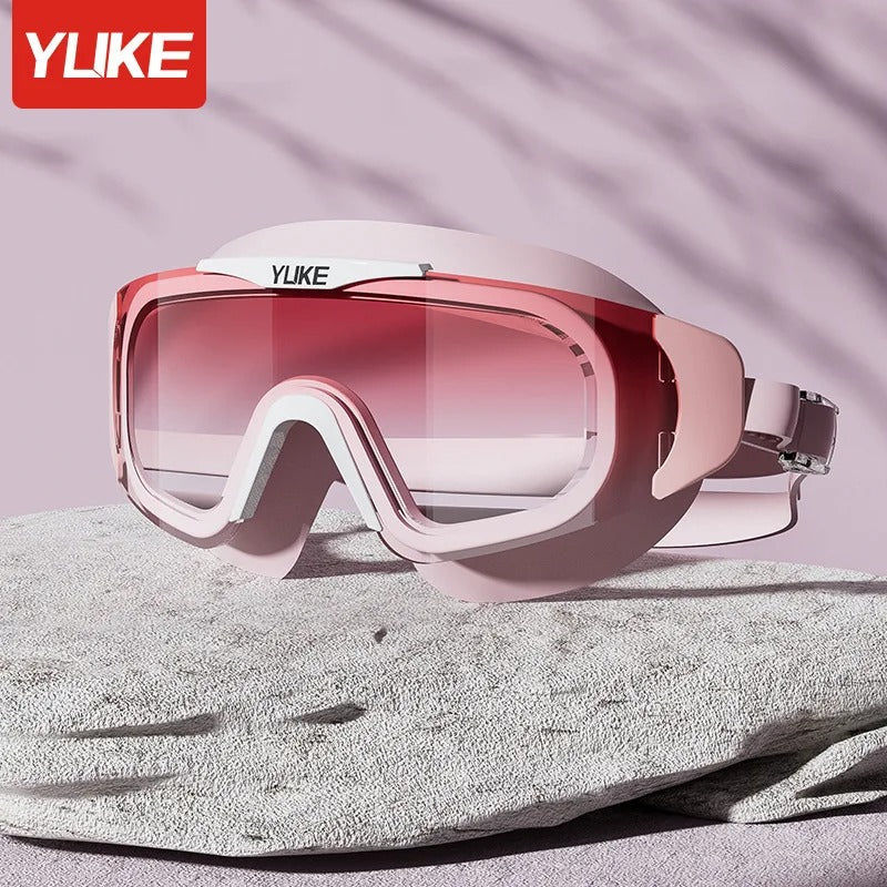 Adult Swimming Goggles Waterproof Anti-Fog Large Frame