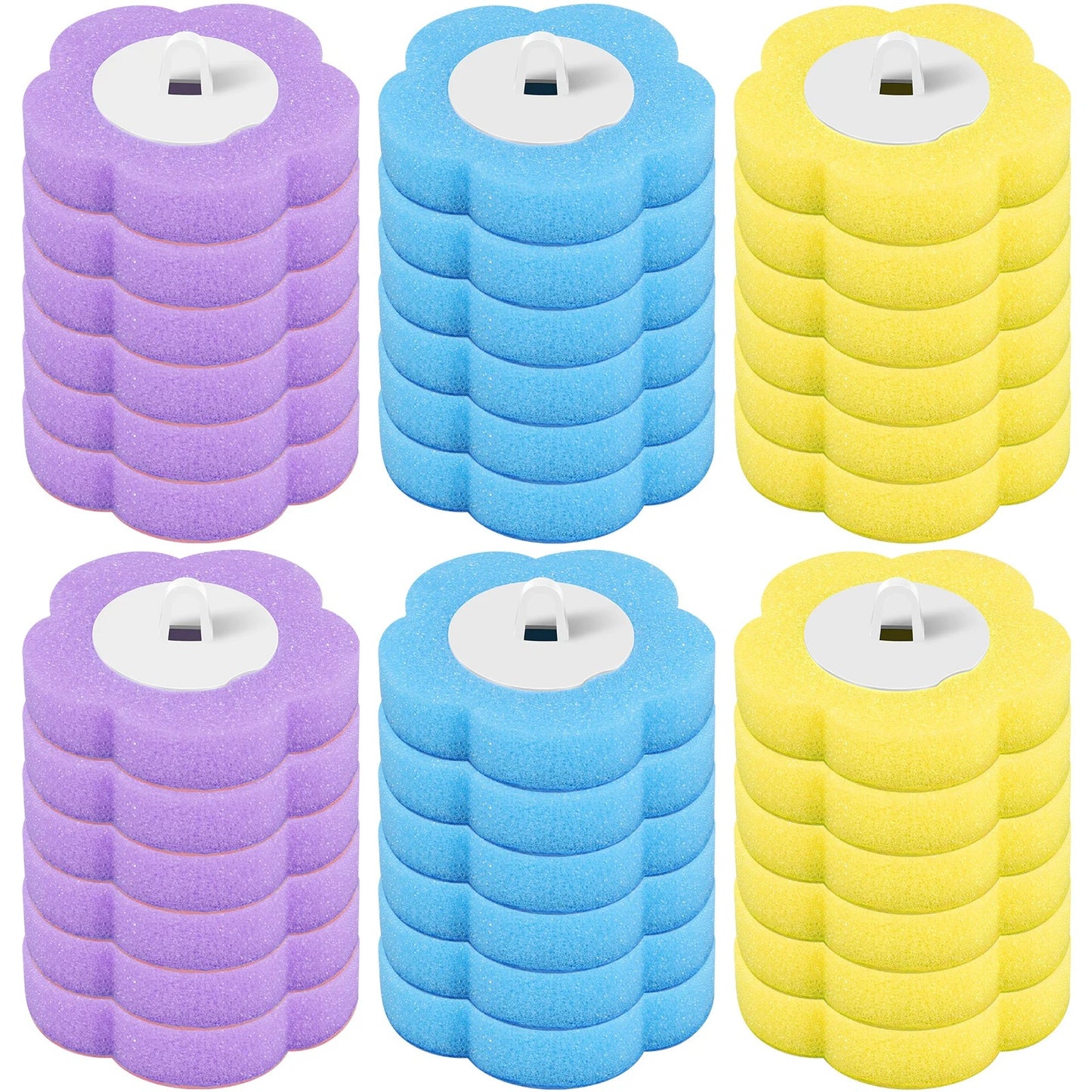Disposable Toilet Brush Kit With Scented Refill Heads