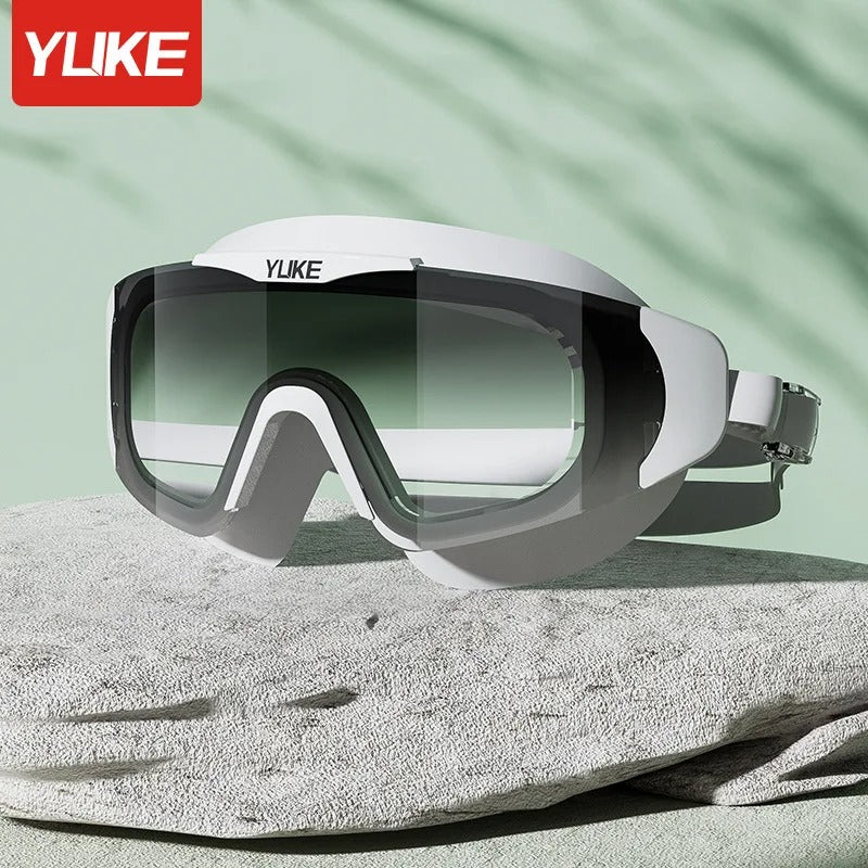 Adult Swimming Goggles Waterproof Anti-Fog Large Frame