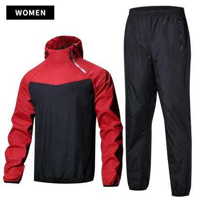 Unisex Sauna Suit Gym Training Full Body Sweat Set