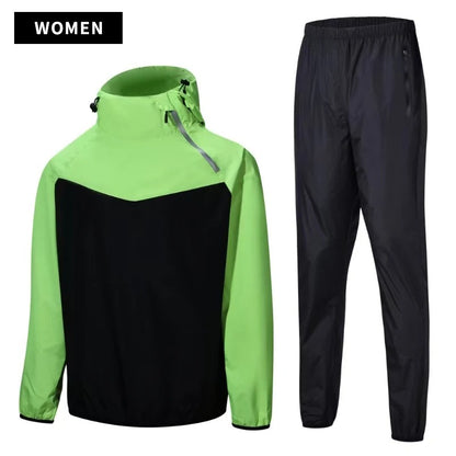 Unisex Sauna Suit Gym Training Full Body Sweat Set