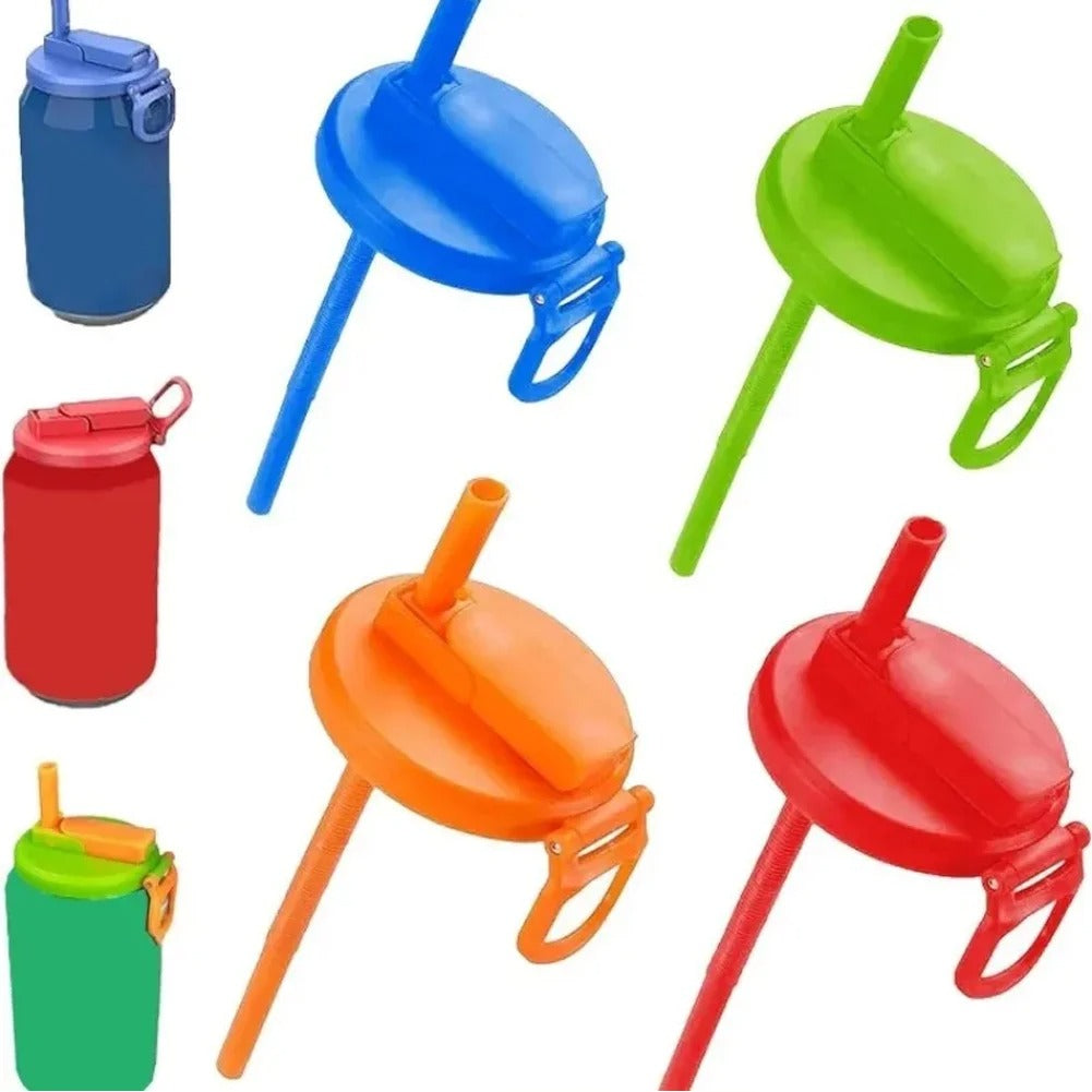 Reusable Soda Can Lid With Straw – Spill-Reducing Cover