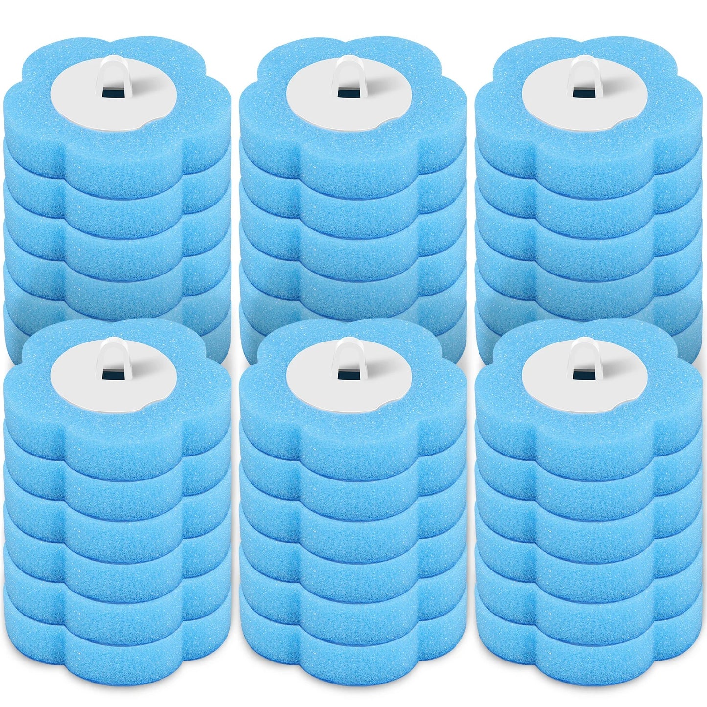 Disposable Toilet Brush Kit With Scented Refill Heads