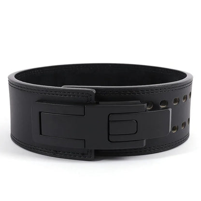 Cowhide Lever Weightlifting Belt